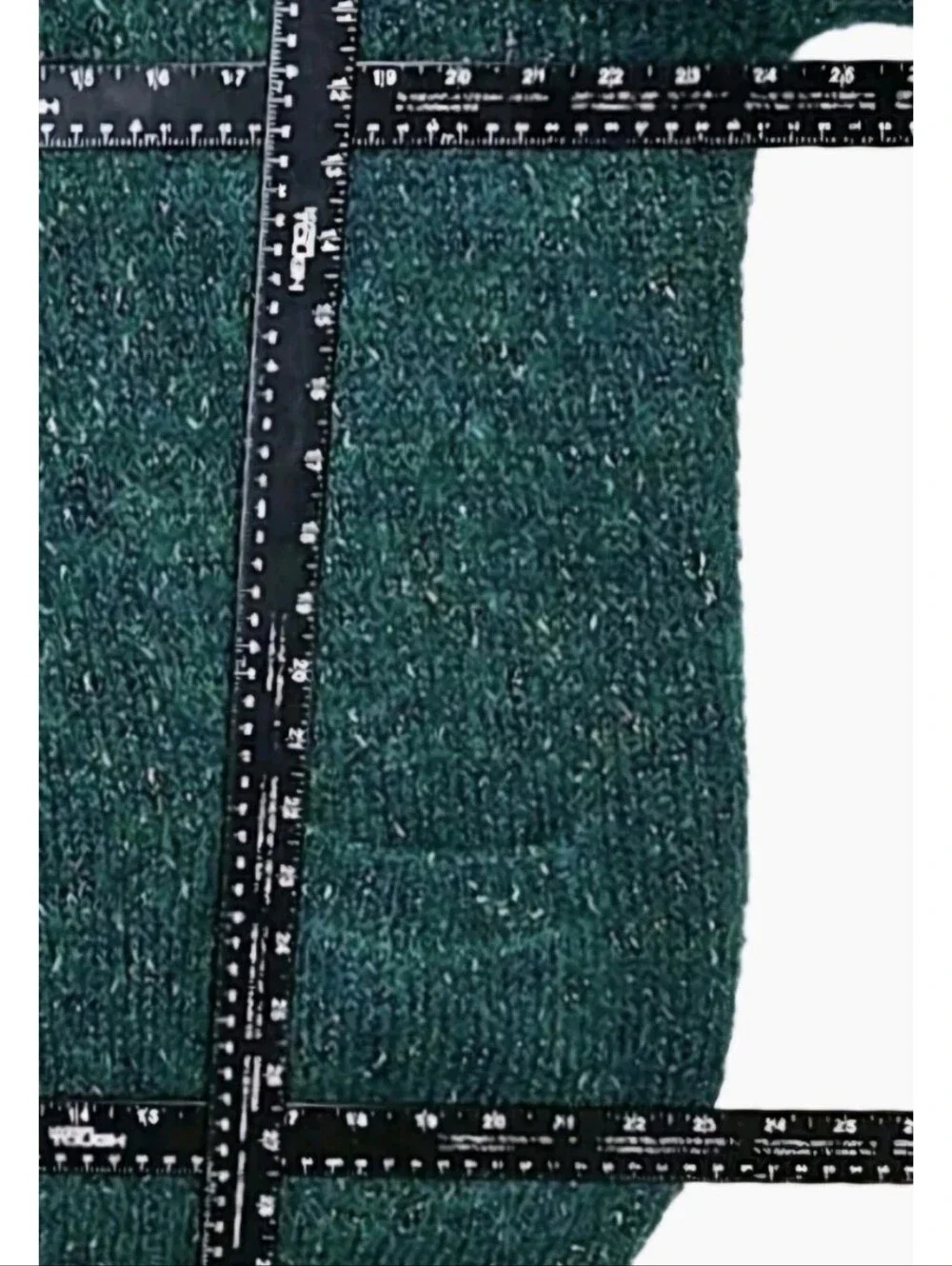 Vtg 80s-90s Paul Et Duffier Fuzzy Mohair Metallic Glitter Tunic Sweater Large